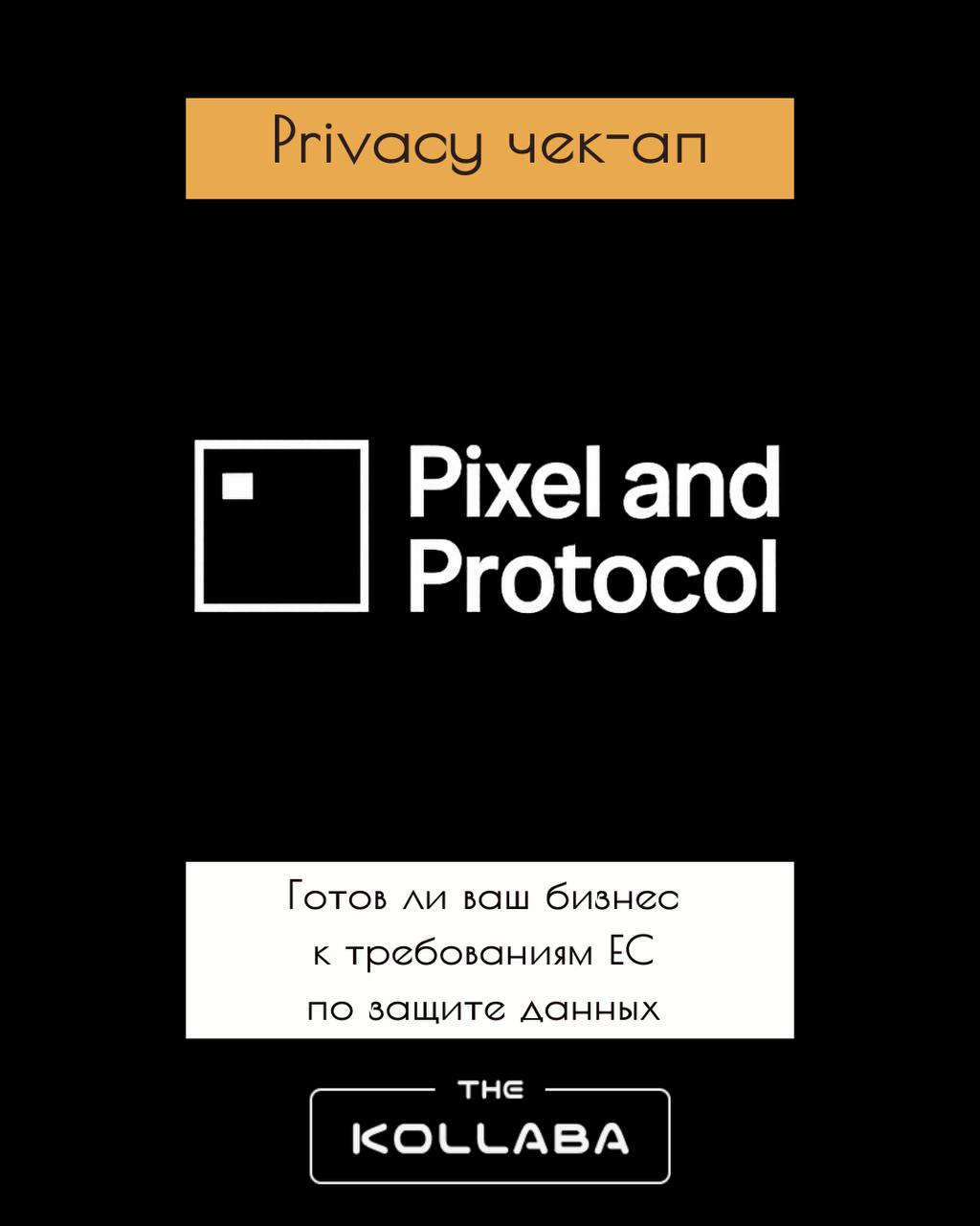 Privacy чек-ап от Pixel & Protocol.